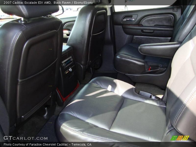 Black Raven / Ebony/Ebony 2007 Cadillac Escalade ESV AWD