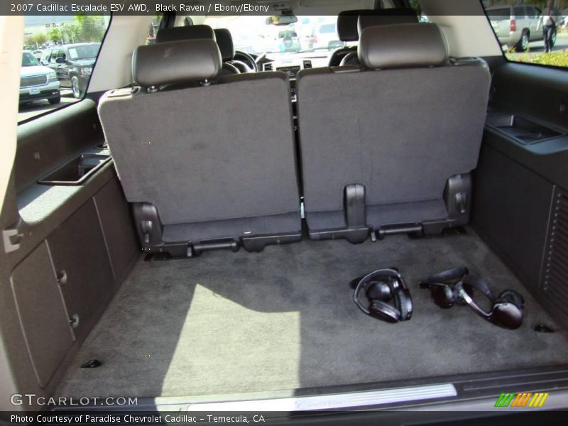 Black Raven / Ebony/Ebony 2007 Cadillac Escalade ESV AWD