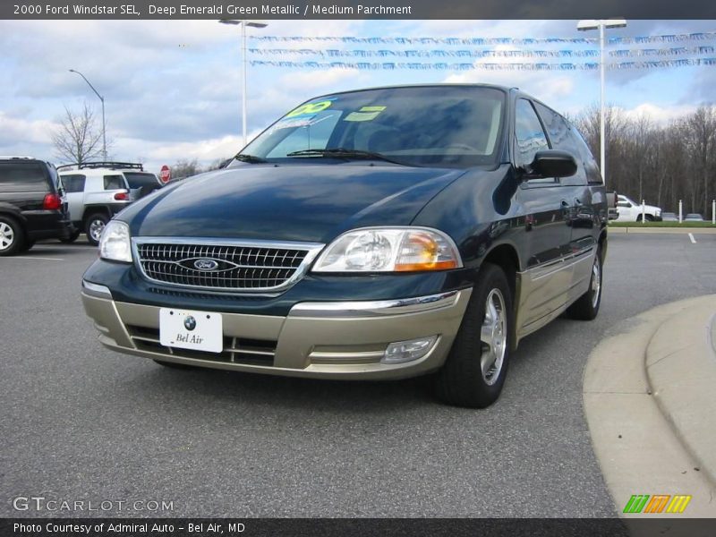Deep Emerald Green Metallic / Medium Parchment 2000 Ford Windstar SEL