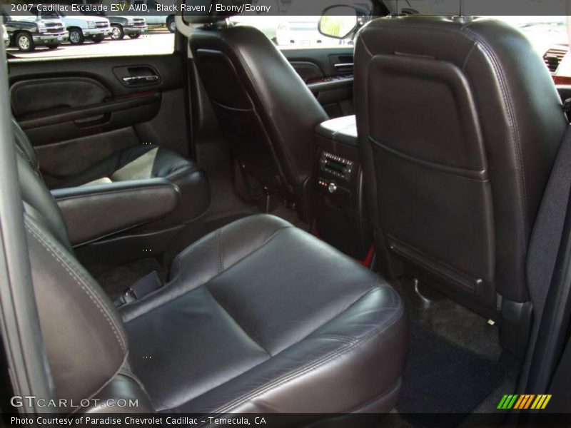 Black Raven / Ebony/Ebony 2007 Cadillac Escalade ESV AWD