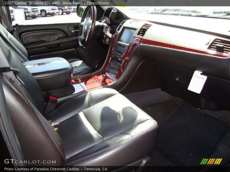 Black Raven / Ebony/Ebony 2007 Cadillac Escalade ESV AWD