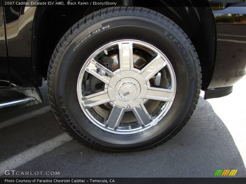 Black Raven / Ebony/Ebony 2007 Cadillac Escalade ESV AWD