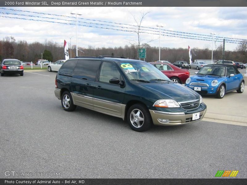 Deep Emerald Green Metallic / Medium Parchment 2000 Ford Windstar SEL