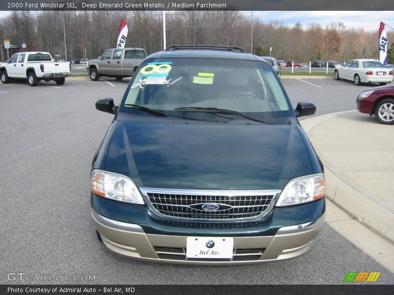 Deep Emerald Green Metallic / Medium Parchment 2000 Ford Windstar SEL