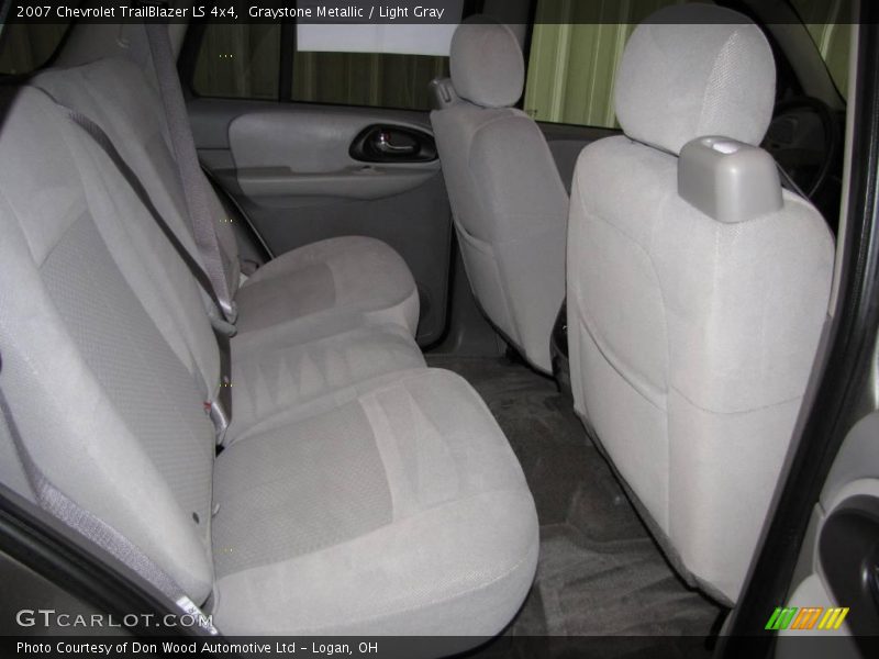Graystone Metallic / Light Gray 2007 Chevrolet TrailBlazer LS 4x4