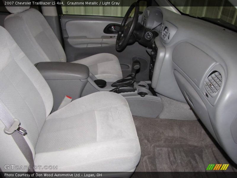 Graystone Metallic / Light Gray 2007 Chevrolet TrailBlazer LS 4x4