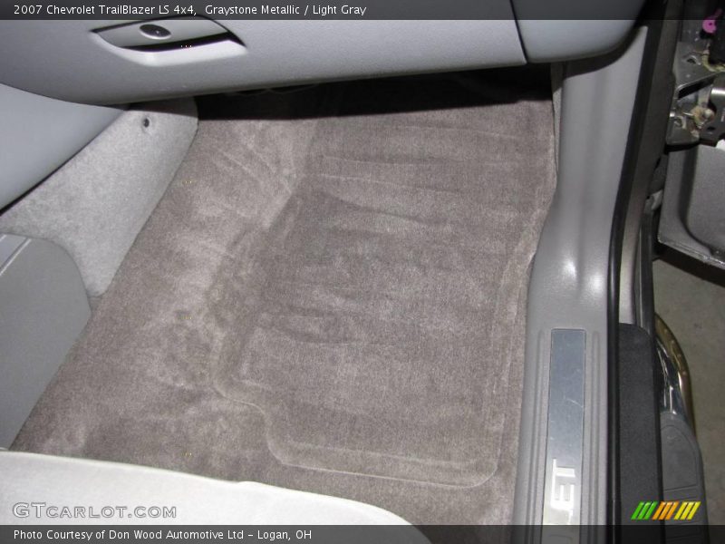 Graystone Metallic / Light Gray 2007 Chevrolet TrailBlazer LS 4x4