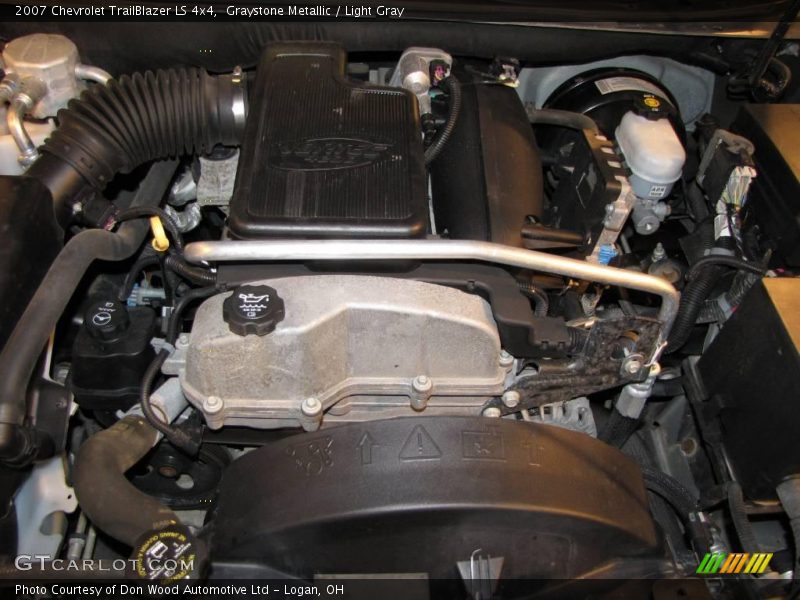 Graystone Metallic / Light Gray 2007 Chevrolet TrailBlazer LS 4x4