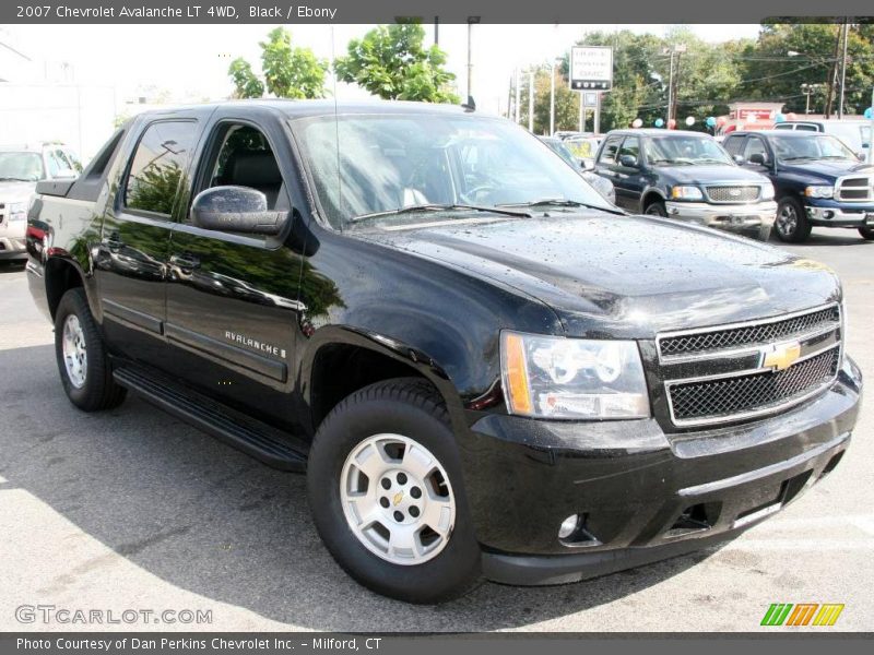 Black / Ebony 2007 Chevrolet Avalanche LT 4WD