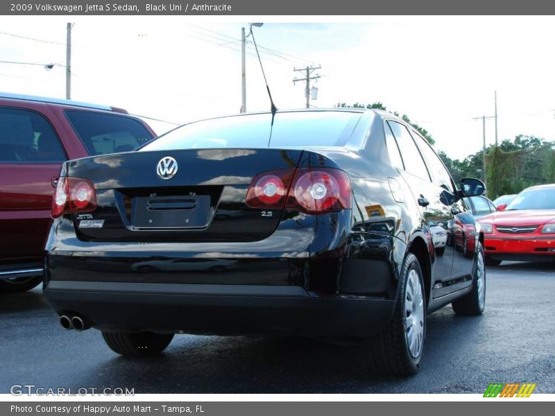 Black Uni / Anthracite 2009 Volkswagen Jetta S Sedan