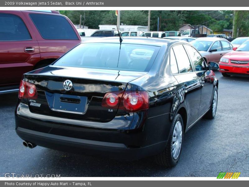 Black Uni / Anthracite 2009 Volkswagen Jetta S Sedan