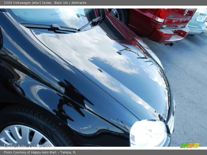 Black Uni / Anthracite 2009 Volkswagen Jetta S Sedan