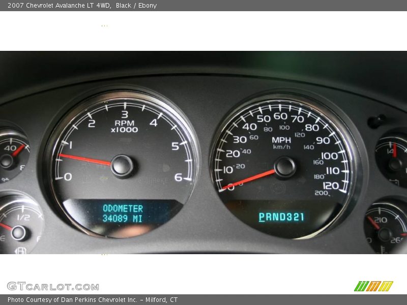 Black / Ebony 2007 Chevrolet Avalanche LT 4WD