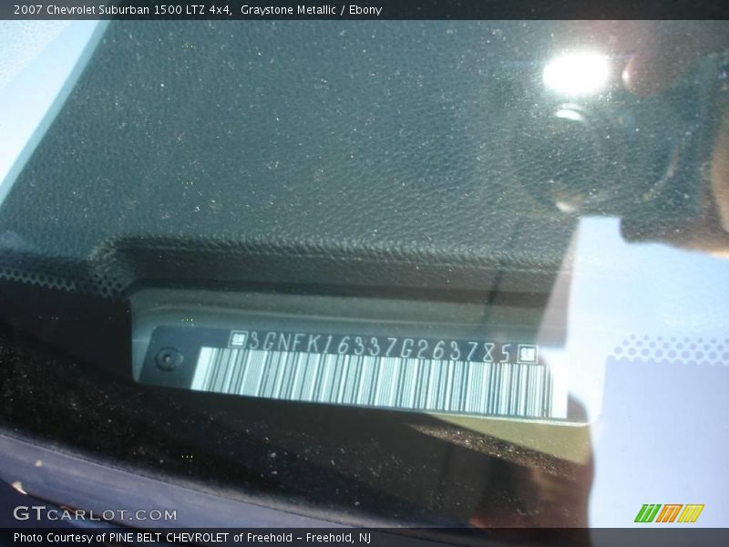 Graystone Metallic / Ebony 2007 Chevrolet Suburban 1500 LTZ 4x4