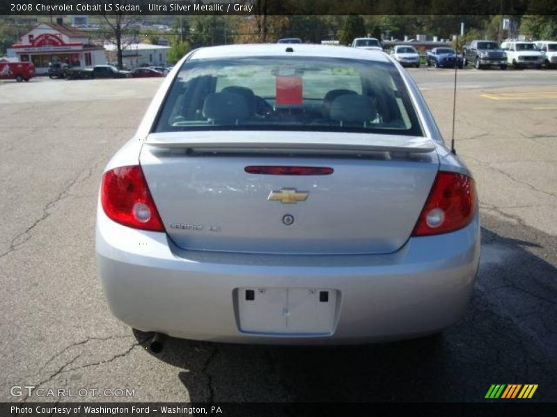 Ultra Silver Metallic / Gray 2008 Chevrolet Cobalt LS Sedan