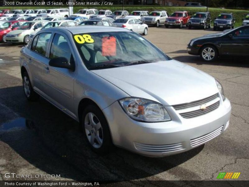 Ultra Silver Metallic / Gray 2008 Chevrolet Cobalt LS Sedan