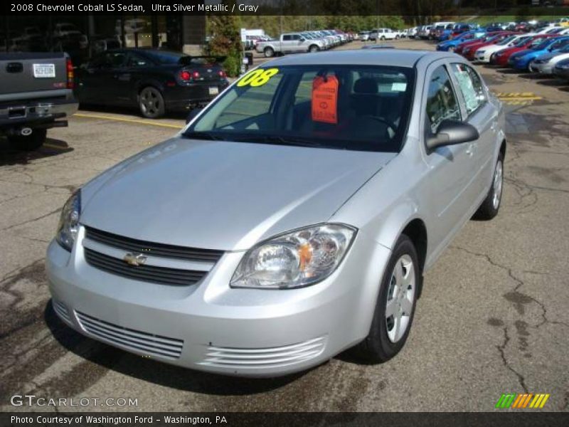 Ultra Silver Metallic / Gray 2008 Chevrolet Cobalt LS Sedan