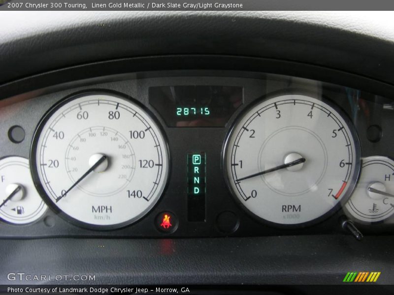 Linen Gold Metallic / Dark Slate Gray/Light Graystone 2007 Chrysler 300 Touring