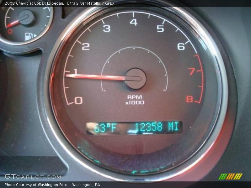 Ultra Silver Metallic / Gray 2008 Chevrolet Cobalt LS Sedan