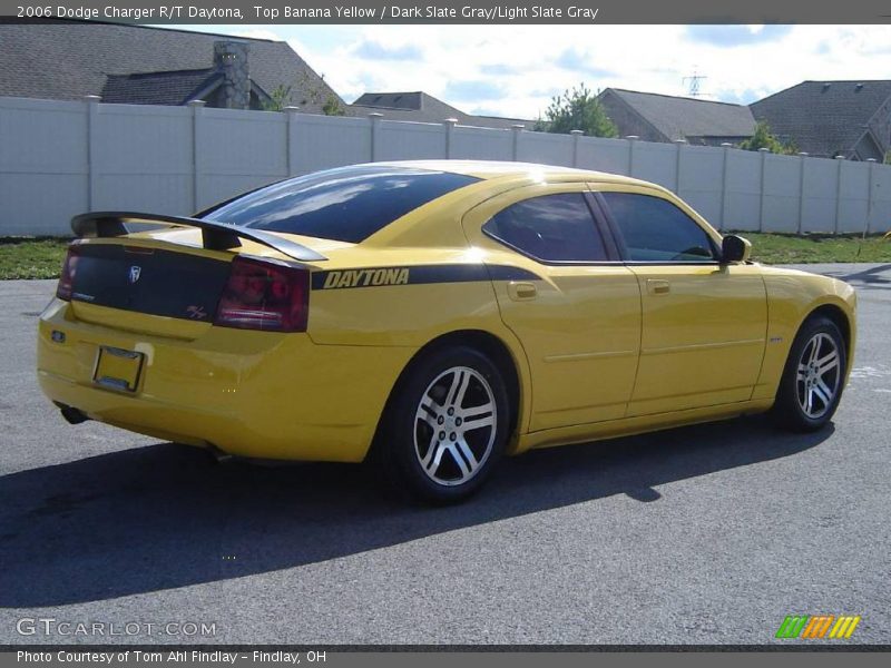 Top Banana Yellow / Dark Slate Gray/Light Slate Gray 2006 Dodge Charger R/T Daytona
