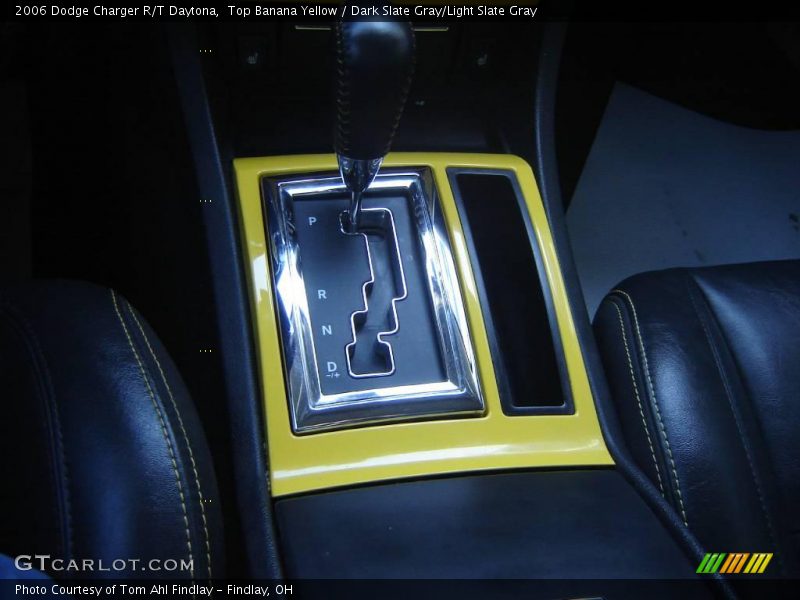 Top Banana Yellow / Dark Slate Gray/Light Slate Gray 2006 Dodge Charger R/T Daytona