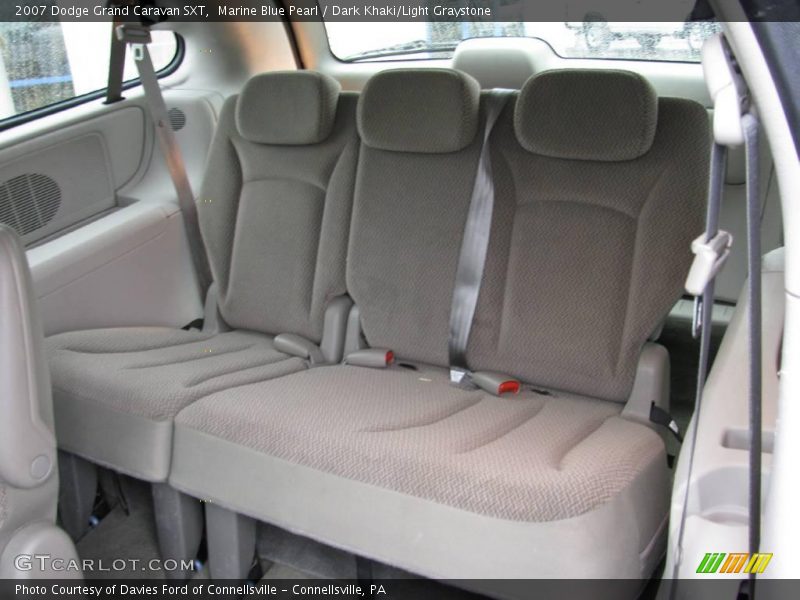 Marine Blue Pearl / Dark Khaki/Light Graystone 2007 Dodge Grand Caravan SXT