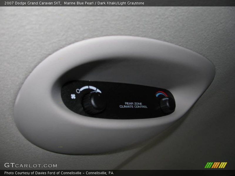 Marine Blue Pearl / Dark Khaki/Light Graystone 2007 Dodge Grand Caravan SXT