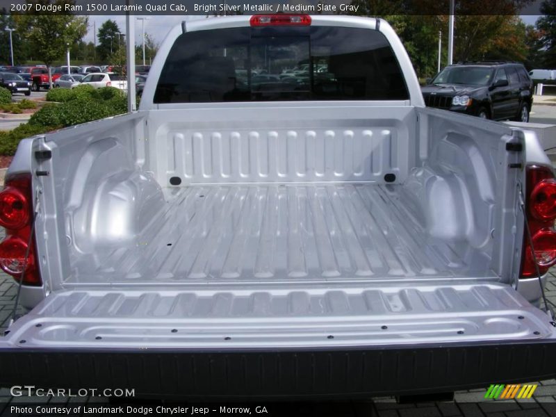 Bright Silver Metallic / Medium Slate Gray 2007 Dodge Ram 1500 Laramie Quad Cab