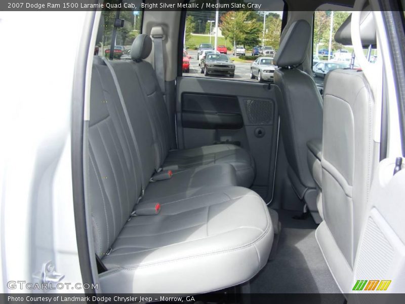 Bright Silver Metallic / Medium Slate Gray 2007 Dodge Ram 1500 Laramie Quad Cab