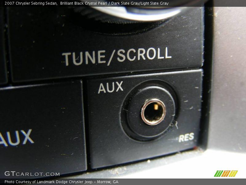 Brilliant Black Crystal Pearl / Dark Slate Gray/Light Slate Gray 2007 Chrysler Sebring Sedan