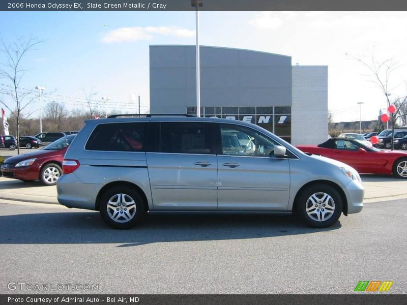 Slate Green Metallic / Gray 2006 Honda Odyssey EX
