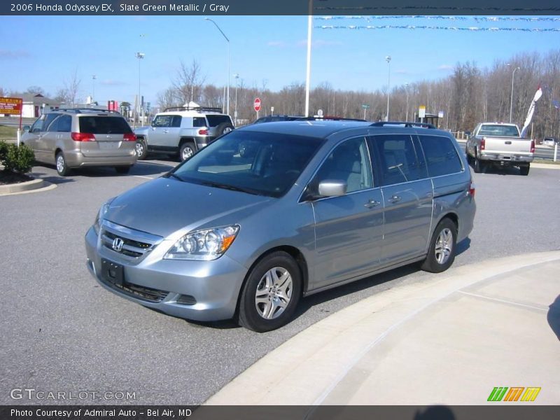 Slate Green Metallic / Gray 2006 Honda Odyssey EX