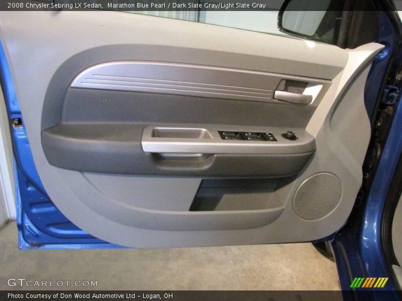 Marathon Blue Pearl / Dark Slate Gray/Light Slate Gray 2008 Chrysler Sebring LX Sedan