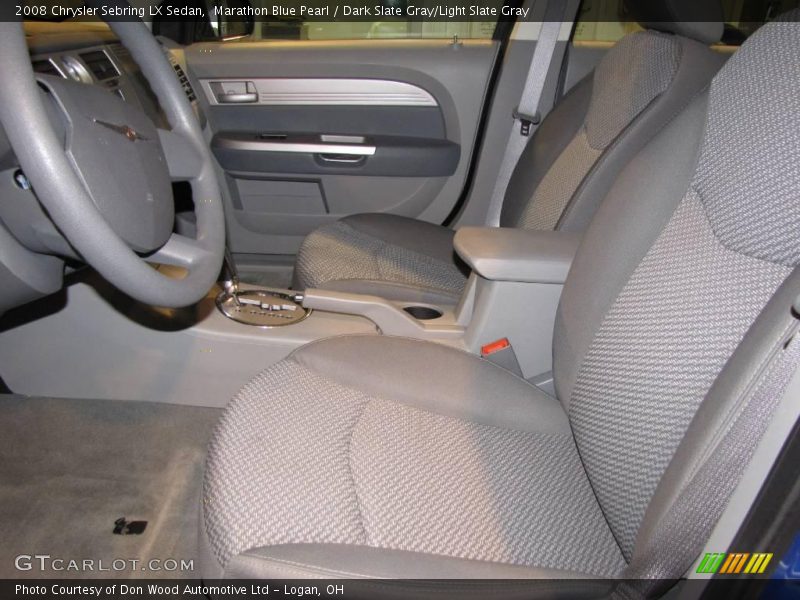 Marathon Blue Pearl / Dark Slate Gray/Light Slate Gray 2008 Chrysler Sebring LX Sedan