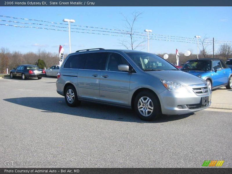 Slate Green Metallic / Gray 2006 Honda Odyssey EX