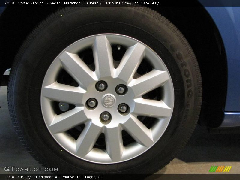 Marathon Blue Pearl / Dark Slate Gray/Light Slate Gray 2008 Chrysler Sebring LX Sedan