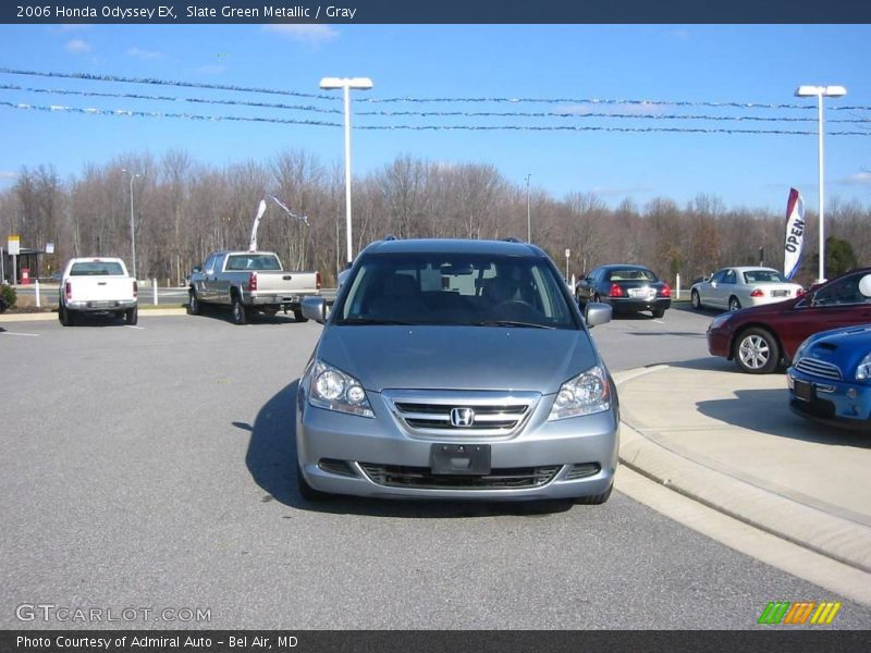 Slate Green Metallic / Gray 2006 Honda Odyssey EX