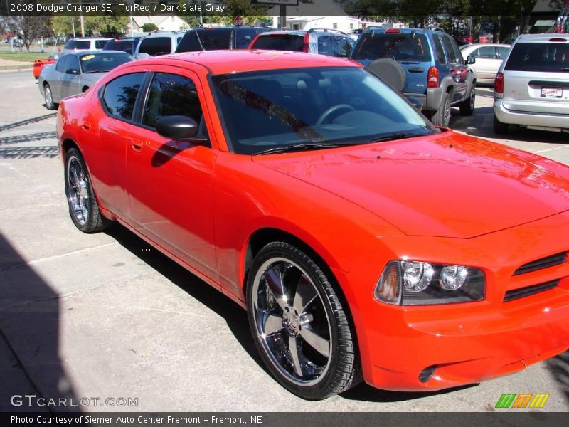 TorRed / Dark Slate Gray 2008 Dodge Charger SE