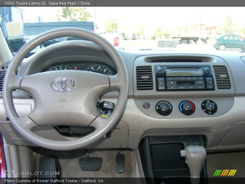 Salsa Red Pearl / Stone 2003 Toyota Camry LE