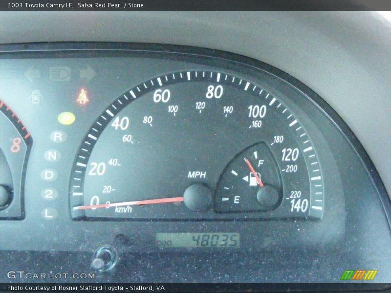 Salsa Red Pearl / Stone 2003 Toyota Camry LE