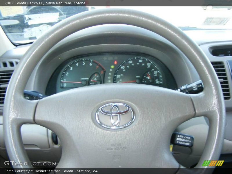 Salsa Red Pearl / Stone 2003 Toyota Camry LE