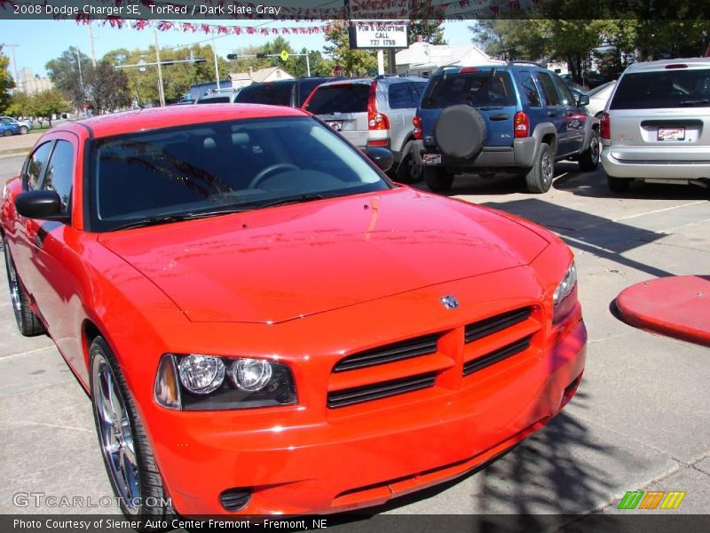 TorRed / Dark Slate Gray 2008 Dodge Charger SE