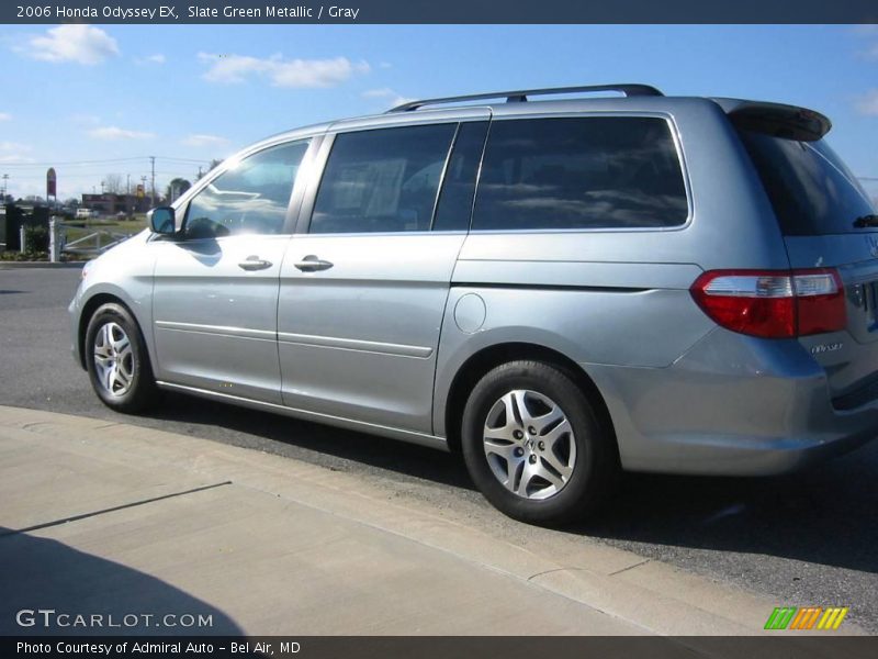 Slate Green Metallic / Gray 2006 Honda Odyssey EX