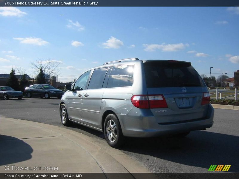 Slate Green Metallic / Gray 2006 Honda Odyssey EX