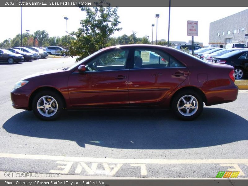 Salsa Red Pearl / Stone 2003 Toyota Camry LE