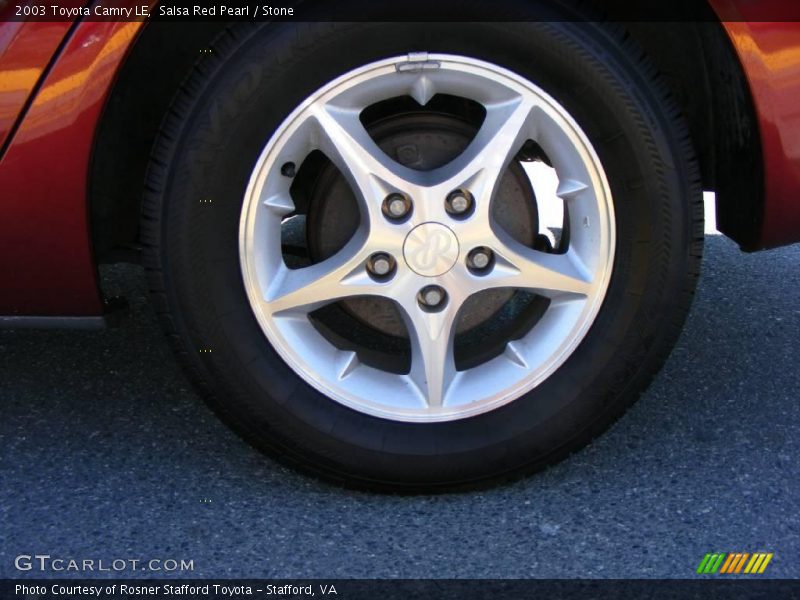 Salsa Red Pearl / Stone 2003 Toyota Camry LE
