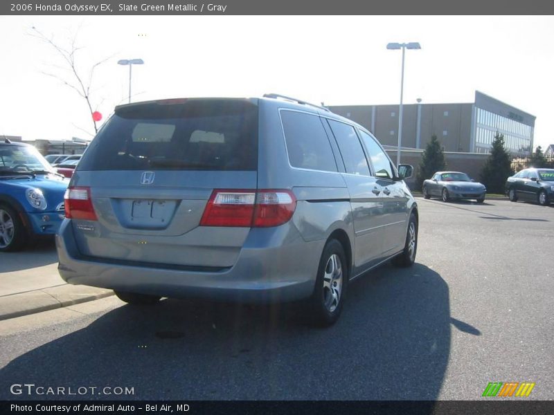 Slate Green Metallic / Gray 2006 Honda Odyssey EX