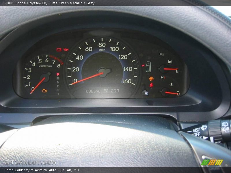 Slate Green Metallic / Gray 2006 Honda Odyssey EX