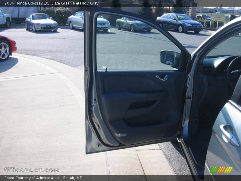Slate Green Metallic / Gray 2006 Honda Odyssey EX