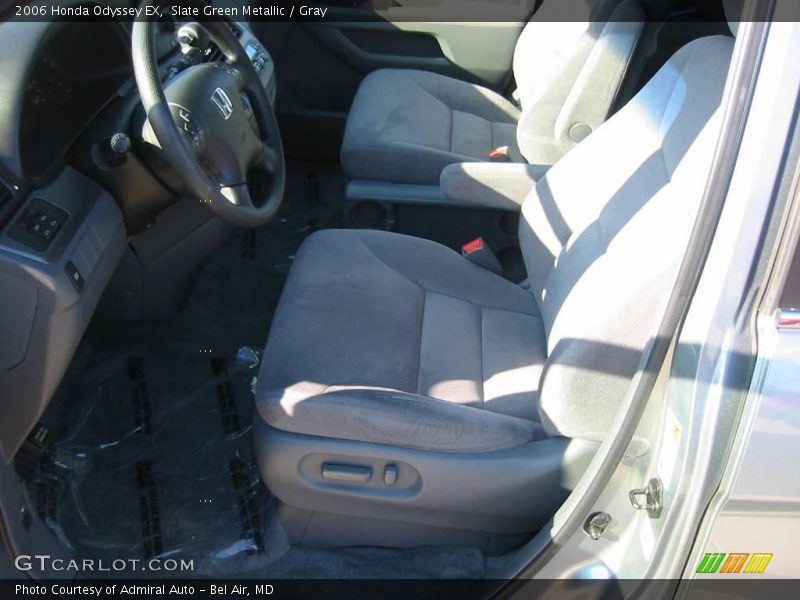 Slate Green Metallic / Gray 2006 Honda Odyssey EX